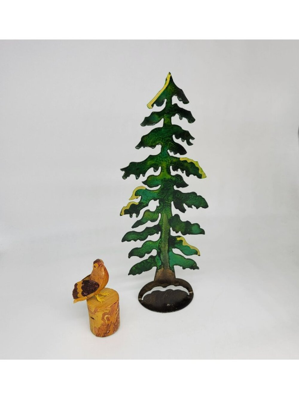 Steel Evergreen Tree Bear Hill Studio Canada & Japanese Bird Call Whistle